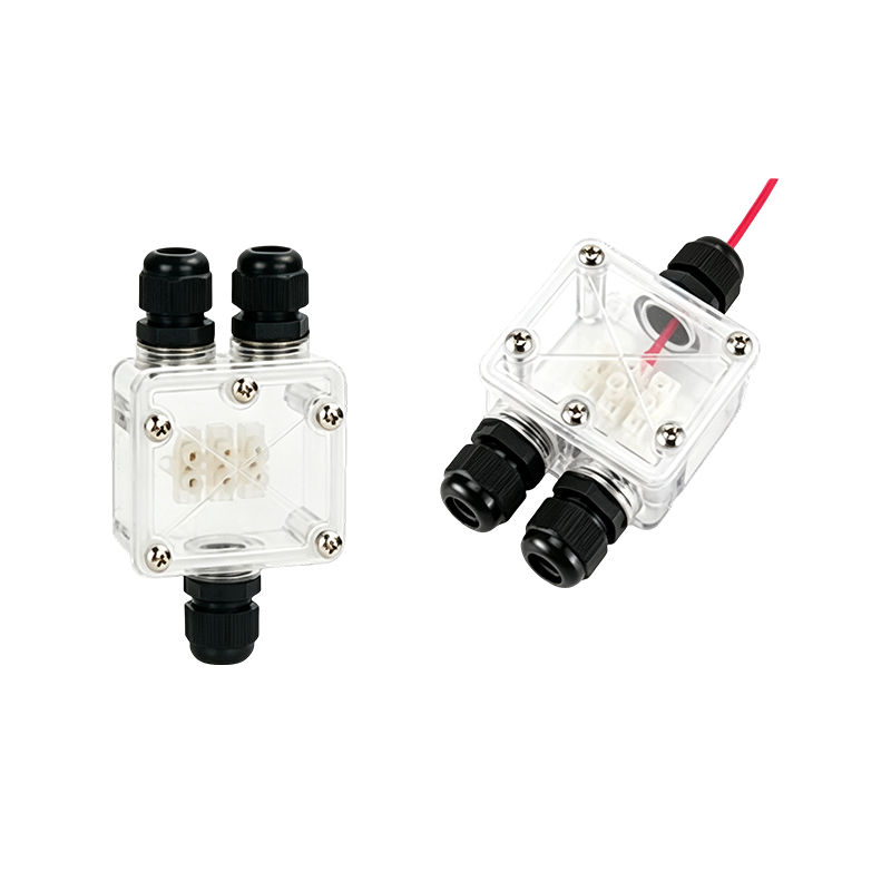 3-Way Transparent Waterproof Junction Box GM2066