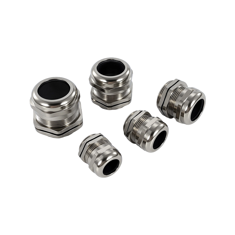 M-Type Brass Nickel-Plated Cable Connector